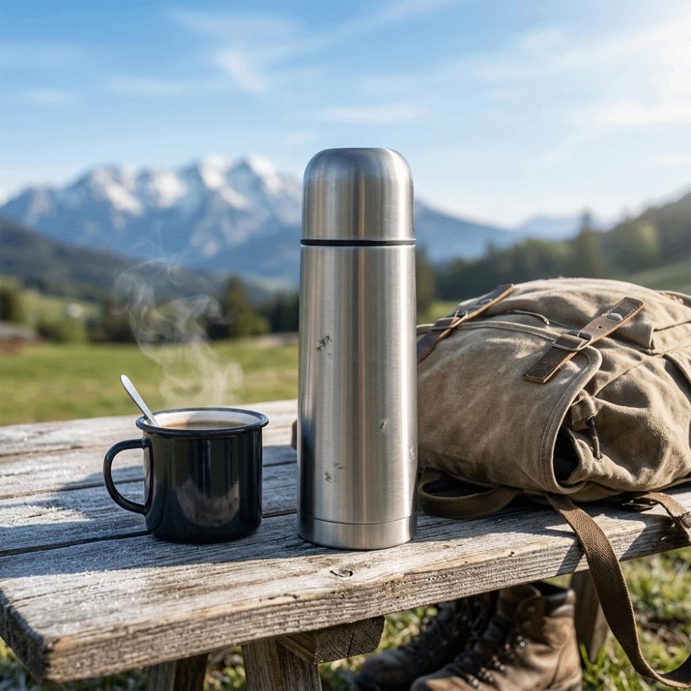 Vacuum Insulation Drinking Mug Multisize Outdoor Mug Easy Clean Insulated Bottle Travel Commuting