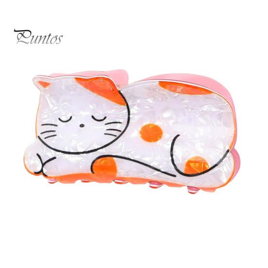 Акриловая заколка для волос в форме мультяшного животного, пружинный дизайн, нескользящая, сильная ручка, заколка для волос в виде акулы, аксессуар для волос