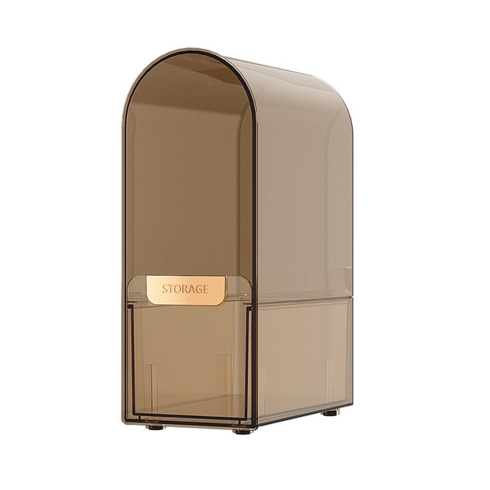 Transparent Jewelry Display Rack Dustproof Lipstick Box Acrylic Cosmetics Storage Box for Home