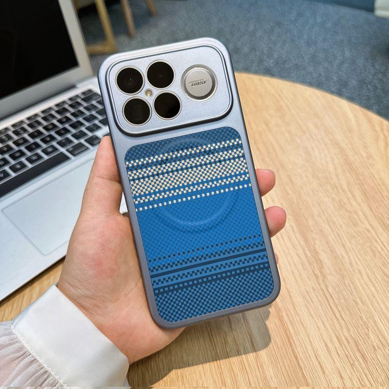 Для Xiaomi POCO F8 Ultra Чехол Жесткий ПК Углеродное волокно Магнитная беспроводная зарядка Защитная задняя крышка Для Xiaomi POCO F8 Pro Чехол