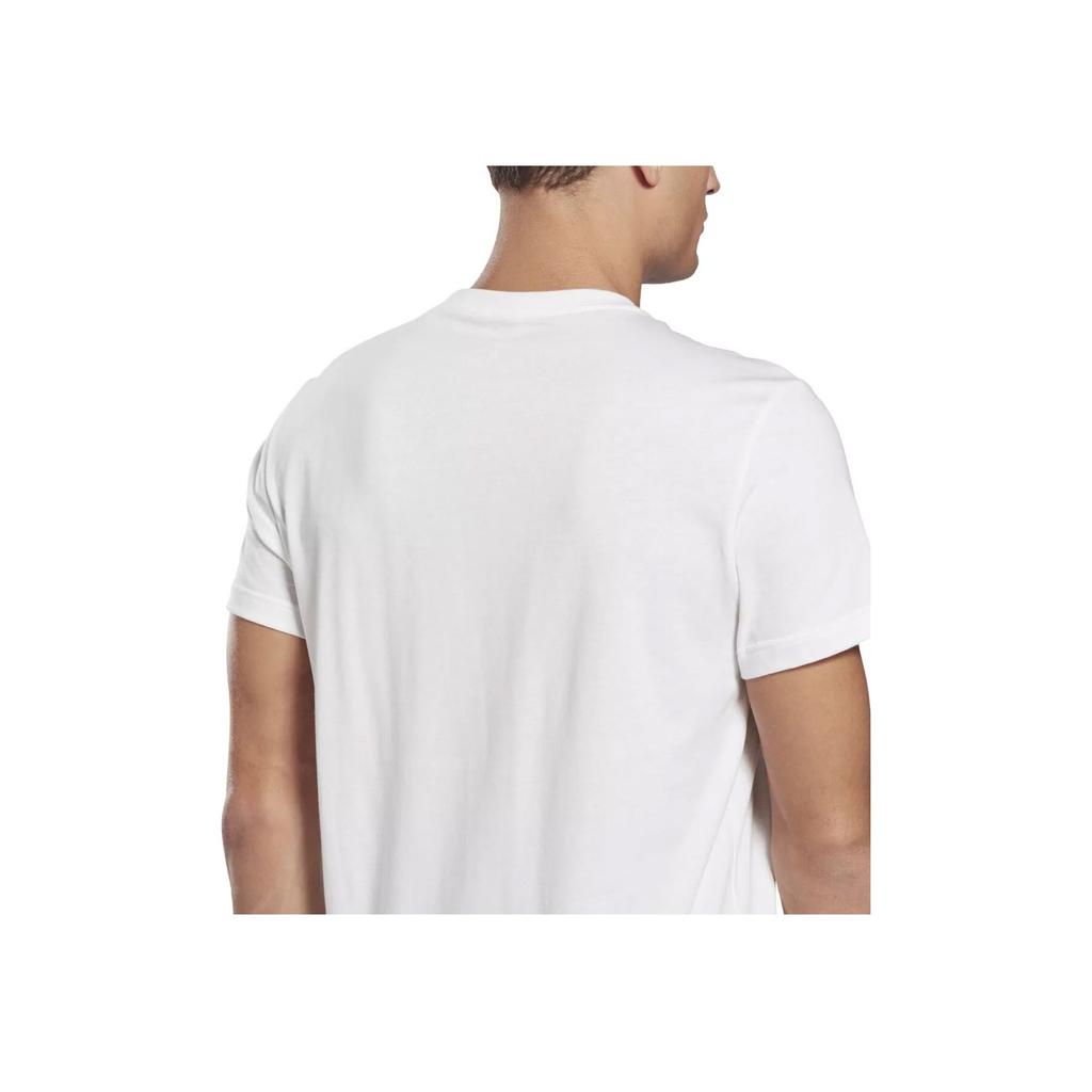 Reebok Ri Classic Tee Solid Logo Round Neck Short Sleeve T Shirt Men Tops White GL3146