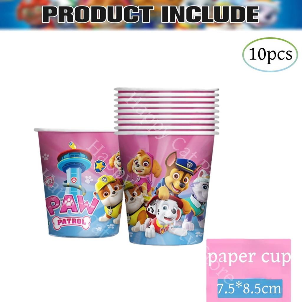 Новые украшения для дня рождения Щенячий патруль Собака Скай Воздушные шары Тарелка Скатерть Подарочный пакет Праздник для малыша Товары для детской вечеринки Игрушки подарки