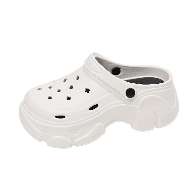 Women Sandals Hole Shoes Wedge Super High Heels Beach EVA Light Home Slippers