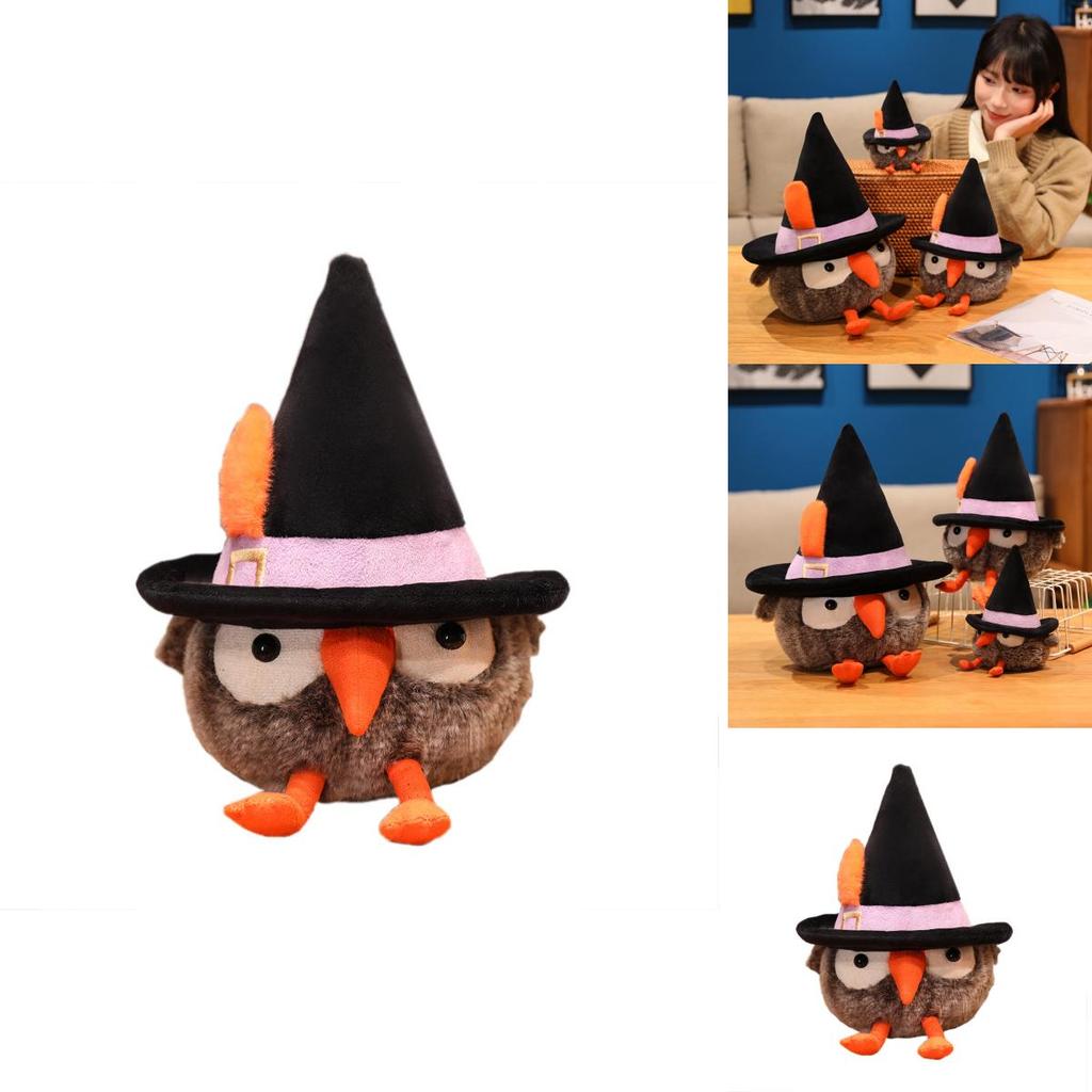 Плюшевая игрушка сова Хэллоуин декор Милый мягкий набивной зверек для девочек дом офис
