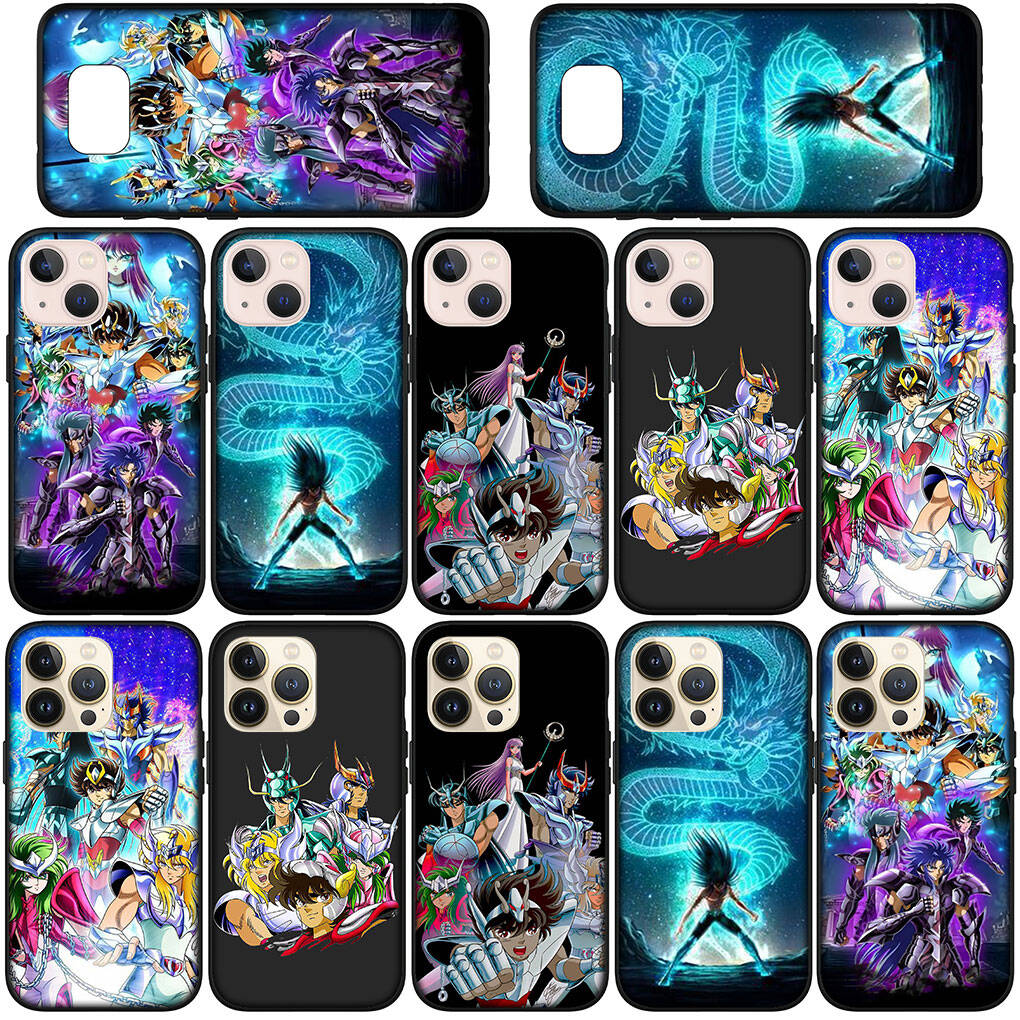 Phone Case for Samsung Galaxy S25 S23 S22 S24 Ultra FE A05 A06 A15 A16 A36 A37 A35 A54 A55 A56 A57 A25 A26 A53 A17 Silicone Saints Anime Seiyas Cover
