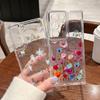 For Samsung S25 Ultra S24 Fe S23 A15 A16 A56 A55 A25 A35 A36 Colorful Flower Pattern Shockproof Clear Silicone Soft Lens Protection Anti-Fall Cover