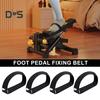 2/4/6/8/10Pcs Elliptical Leg Exerciser Pedal Strap Adjustable Fastener Tape Metal Buckle Strap Under-Desk Elliptical Machine Non-slip Foot Strap