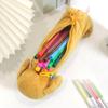 Cute Dogs Pencil Bag Soft Plush Stationery Storage Bag Creative Puppy Pencil Pouch  Girl Boy