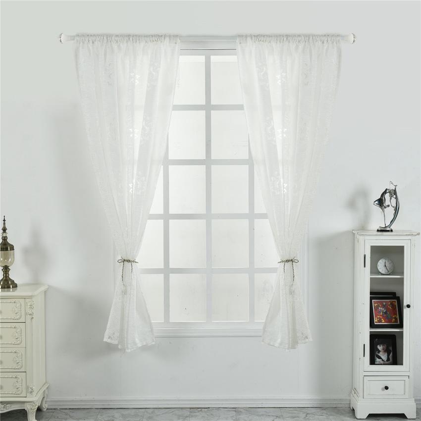 Цветы Цветочные ажурные кружевные прозрачные шторы для спальни, гостиной, кухни, занавески для окон, шторы для спальни, серапе