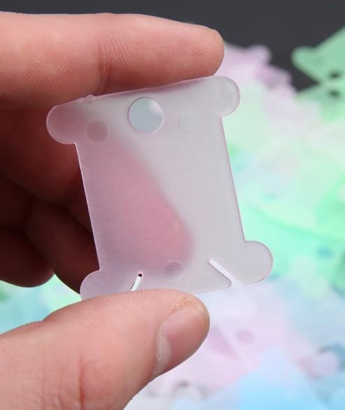 100 шт./компл., держатель для хранения ниток для вышивания, ремесло, нить «сделай сам», шпулька, крест