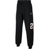 Knit Sports Pants Court Of Legends Casual Simple Drawstring Tapered Kids Bottoms Black II0270-010