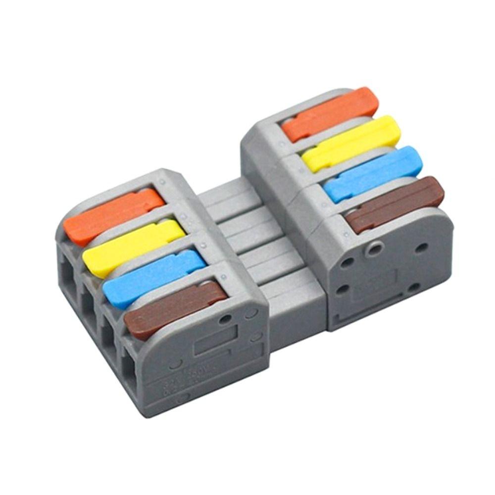 Компактная клеммная колодка быстрого доступа Мини-клеммные колодки Push-in Электрический соединитель проводов