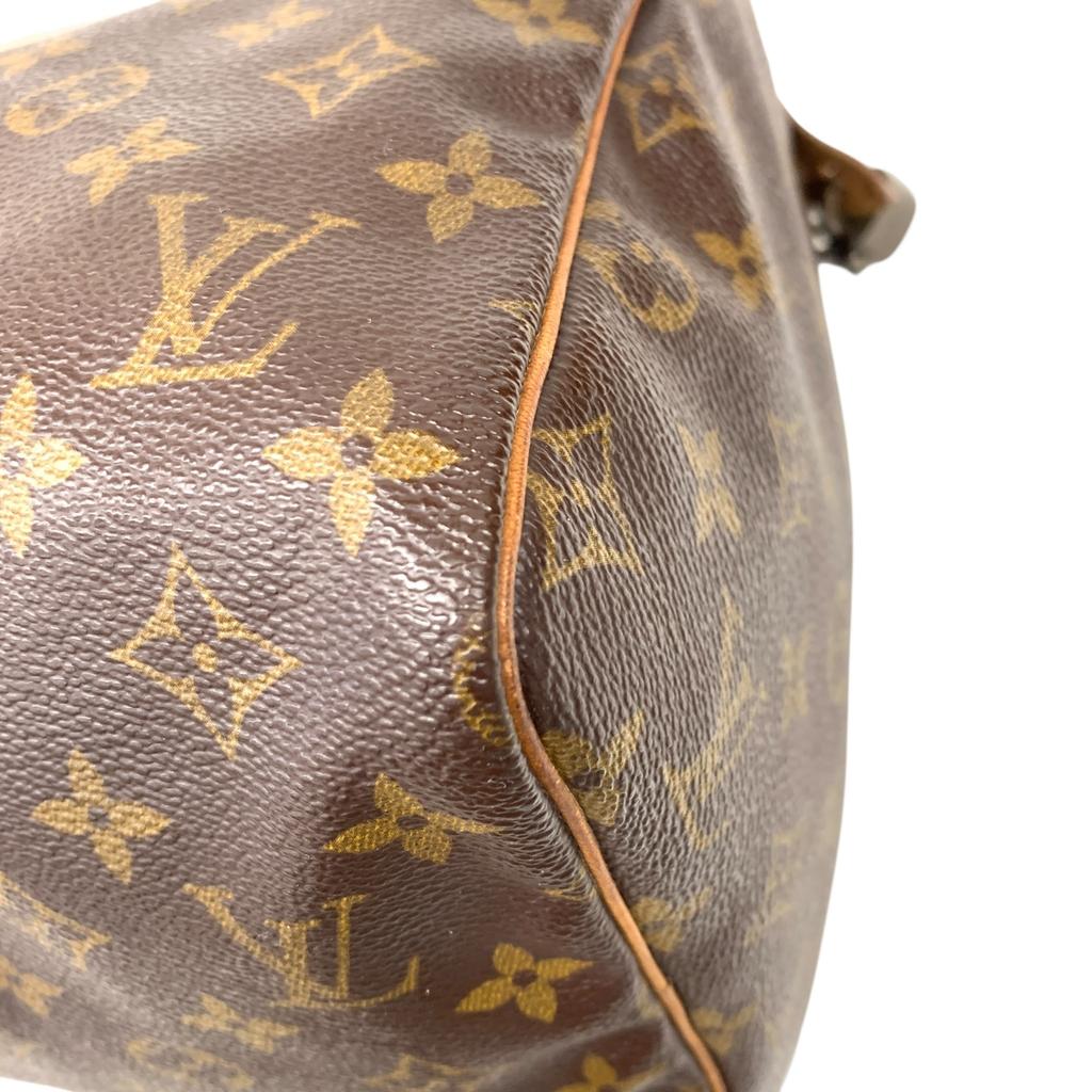 Used Louis Vuitton Monogram Speedy 30 M41526 Boston Bag Brown SP0934 Authentic 1224