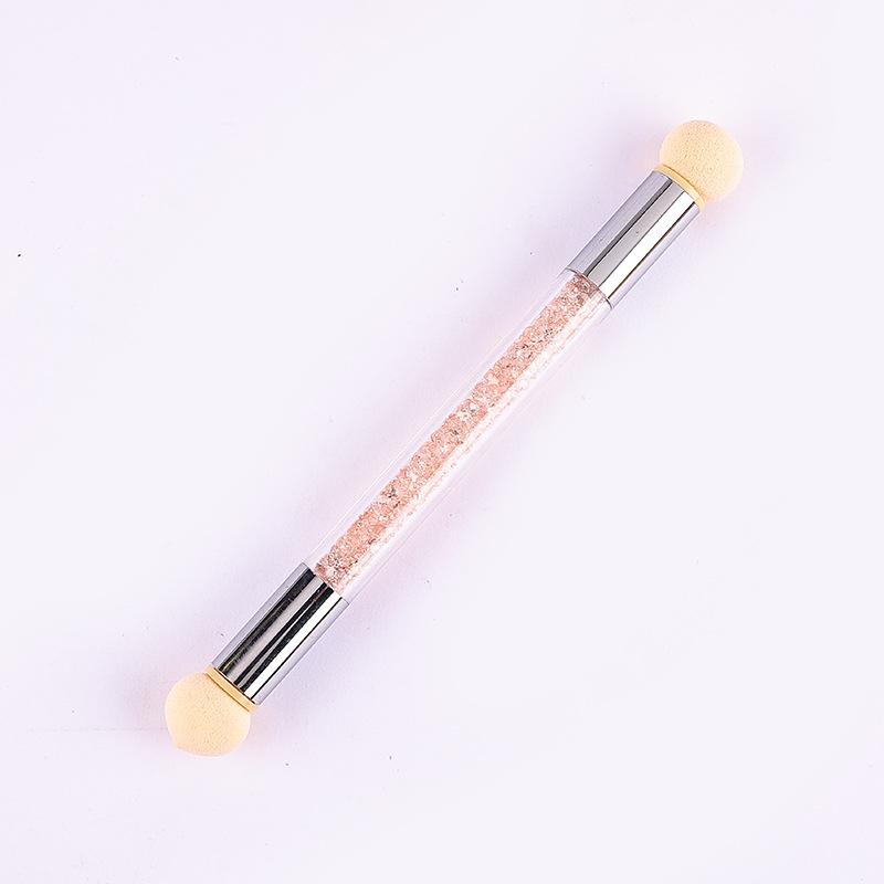 Двусторонний спонжевый маркер для нейл-арта: Инструмент для градиента, смешивания, нанесения точек и штриховки для мастеров маникюра