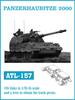 Friul Model Metal Movable Track Series PzH2000 Гаубица Пластиковые детали модели 1/35 Самоходная ATL-157