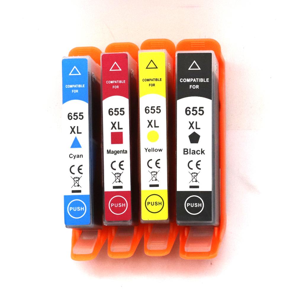 Новый картридж 655 655XL, совместимый с картриджем HP Deskjet Ink Advantage 3525 4615 4625 5525 6520 6525