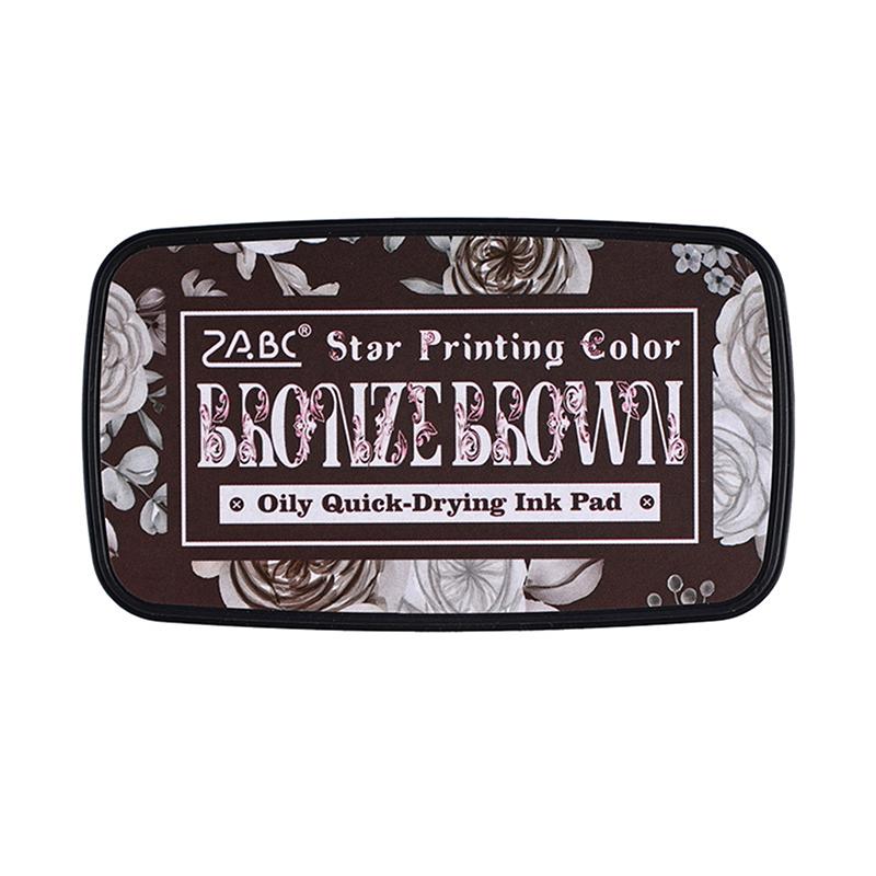 Красочная многоцветная штемпельная подушечка для штампов для планировщика, для скрапбукинга, студенческие принадлежности, самонаборная штемпельная подушечка, школьные аксессуары, канцелярские товары