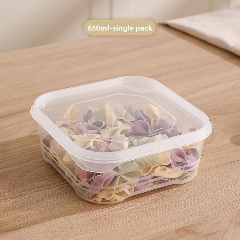 Пластиковый контейнер для хранения свежих продуктов, прямоугольный, для пикника, поднос для бенто, коробка для хранения в холодильнике/морозильнике, ресторанная тарелка