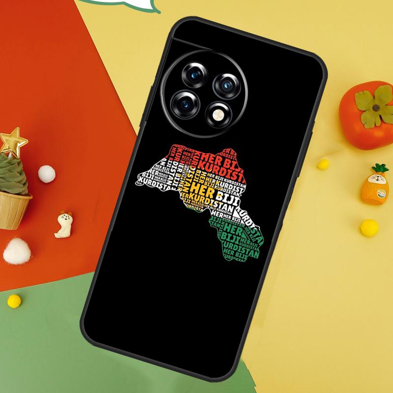 Kurdistan Flag Back Case For OnePlus 13 15 13R 13T 12 12R 11 10 10T 8T Nord 5 CE 4 2 3 Lite N20 N30 Cover