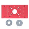 Router Table Insert Plate Aluminum Alloy Lift System Base Board Accessory for Woodworking Red