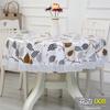Деревенский стиль Утолщенный ПВХ Экологически чистый пластик Круглая скатерть Водонепроницаемая Маслостойкая Моющаяся скатерть