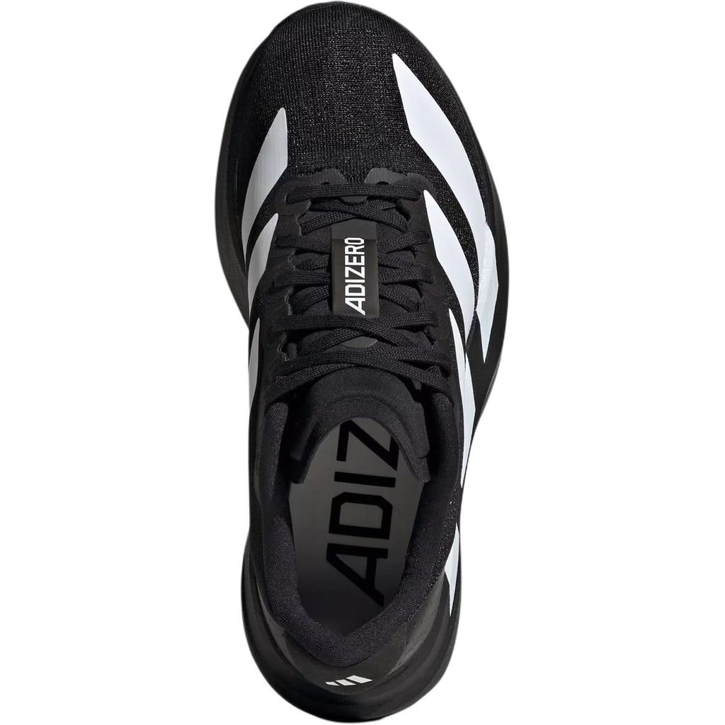 Adidas Adizero Evo SL J Черно-белые детские кроссовки Основной черный Облачно-белый Карбон KK1247