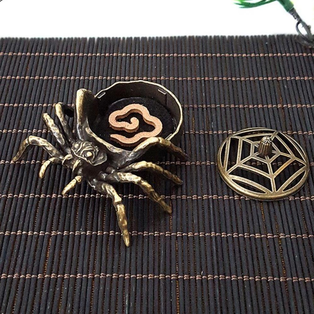 Metal Incense Burner Spider Type Aroma Furnace Durable Incense Holder Home Interior Decoration