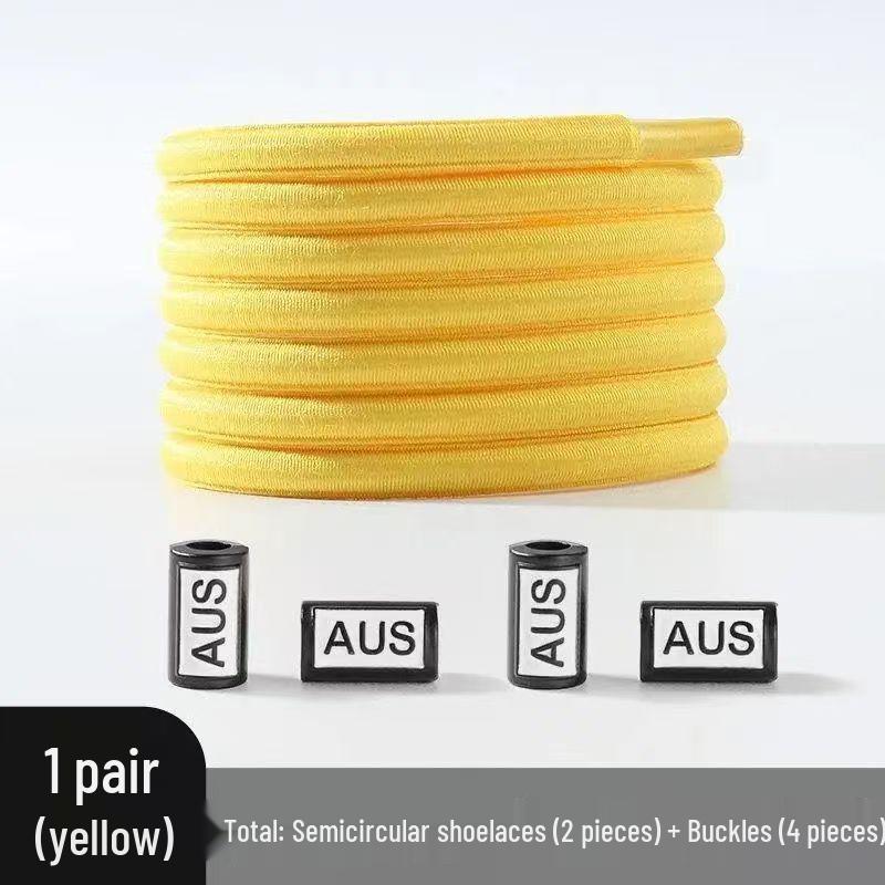 Эластичные шнурки без завязывания с металлической пряжкой - Легкие ленивые шнурки AUS