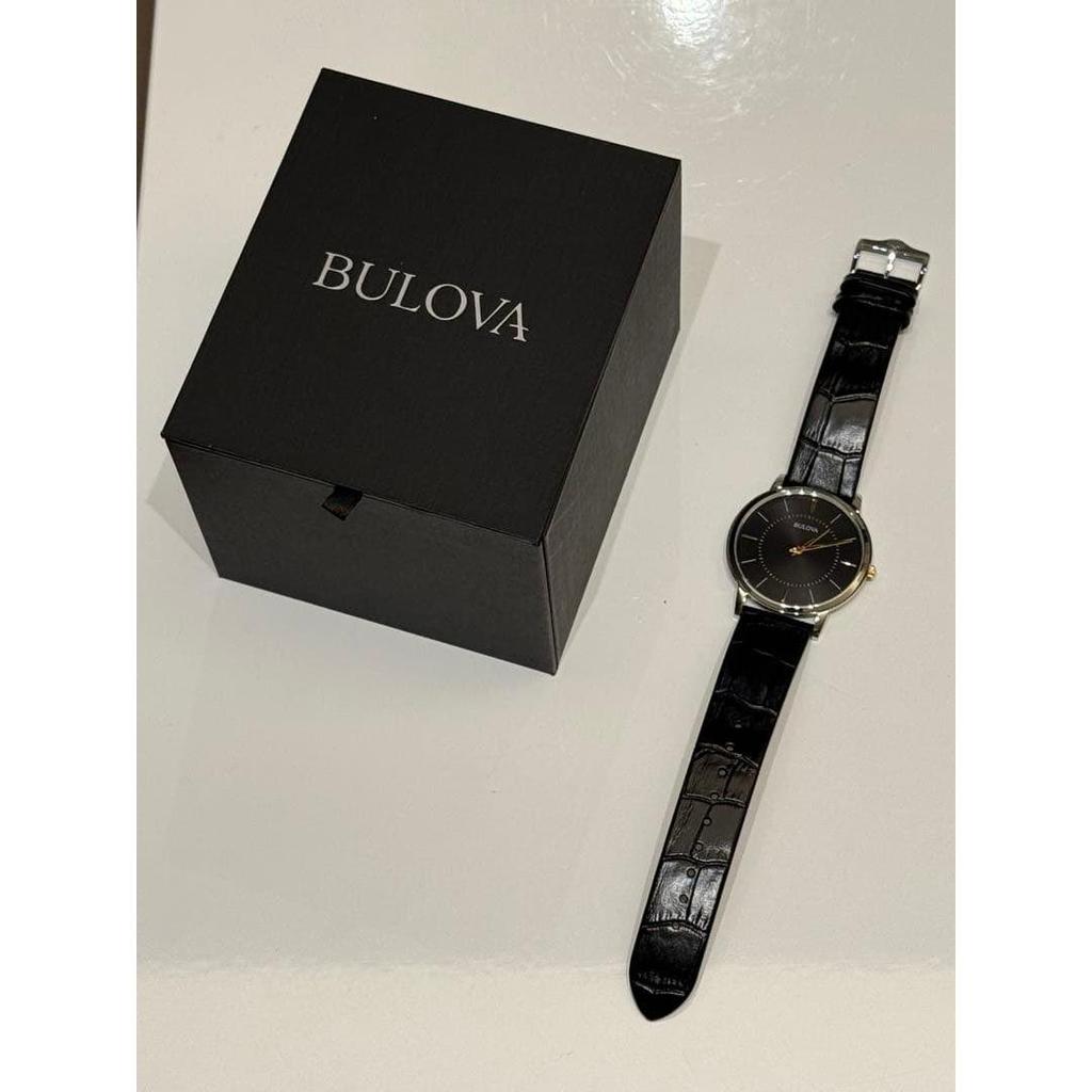 Б/у автоматические часы Bulova черные 98A167