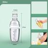 Plastic Cocktail Shaker Drink Mixer with Scale Thickened PC Material Milk Tea Shake Bottle 350/500/700/1000ML Bar Mixing Tool