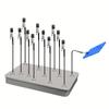 Model Painting Stand Base Holder With 10 Magnetic Alligator Clips Sticks Set Flexible Modeling Tools For Airbrush Model Crafting