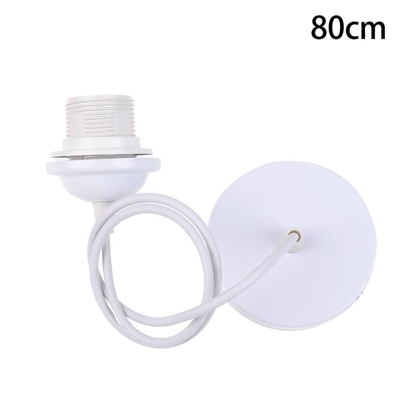 Черный/белый E27 подвесной патрон лампы с 0,5/0,8/1,2/2 м подвесной провод потолочный патрон лампы цоколь для люстры