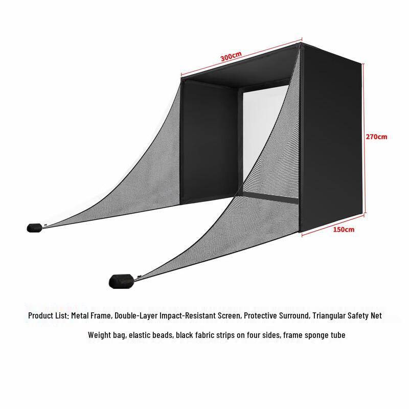 ZOCO Golf Simulator Hitting Screen CN plug (adapter included)