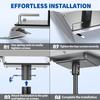 Source Factory Starlink Flat High Performance Pipe Adapter with Pole Roof Mount Options Starlink Mini Satellite Install Kit