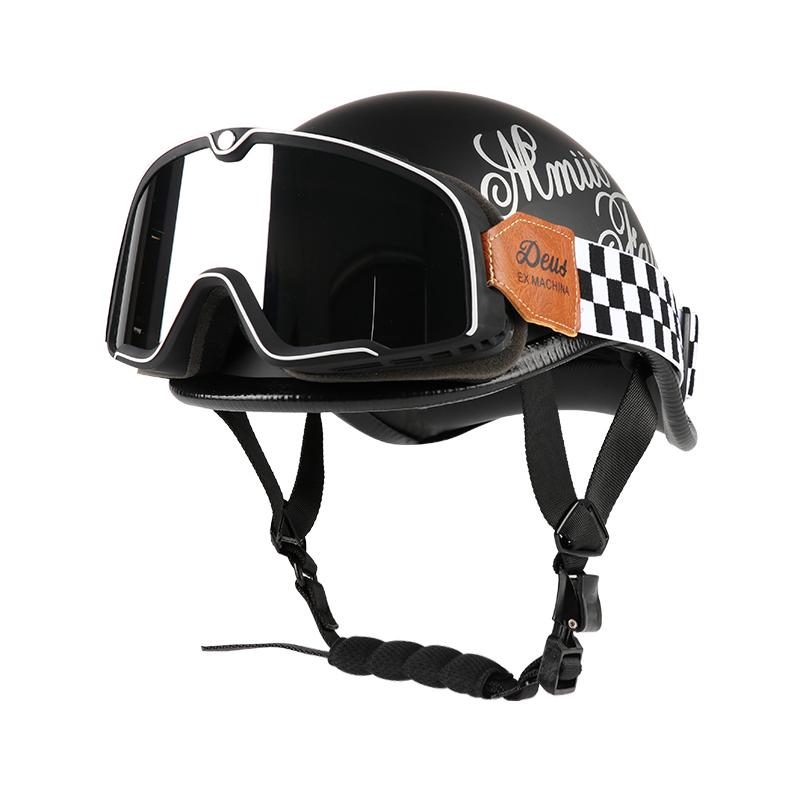 VGV Полушлем мотоциклетный шлем Электромобиль велосипед Езда Локомотив для Круизера Ретро Четыре сезона Унисекс подросток ребенок