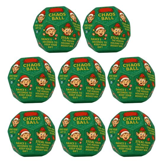 Веселый обмен подарками, игра для вечеринки, обмен кубиками, обмен подарками, семейная игра, 12 разных сторон, рождественские чулки для мужчин, семьи, друзей