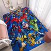 1 Marvel character printed large area Mat, cartoon anime print door mat suitable for living room, bedroom, outdoor balcony, en
