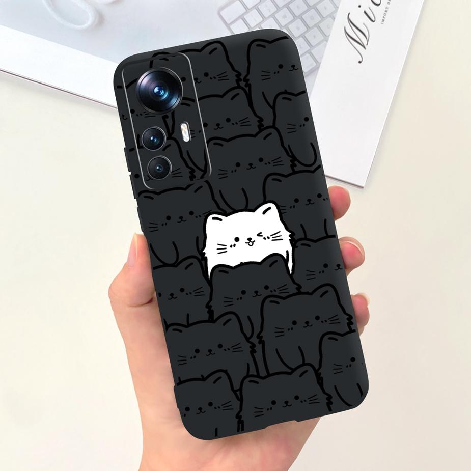For Xiaomi 12T Pro Case Cute Astronauts Cartoon Cover Soft Silicone Phone Cases For Xiaomi Mi 12T Pro Mi12T 12TPro Fundas Bumper