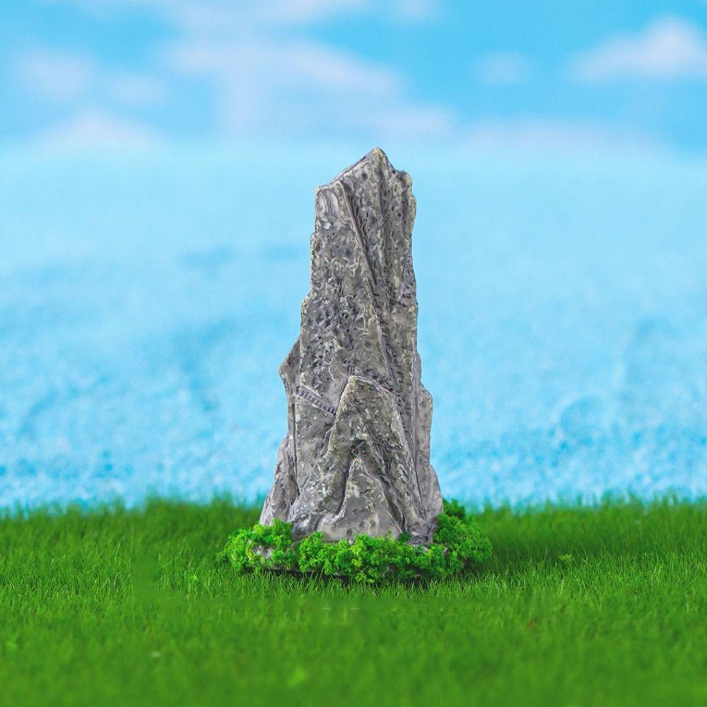 Decorative Mini Rockery Ornament Simulation Waterfall Rocks Micro Landscape Ornaments  Fish Tank