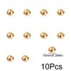 10 шт. 6/8/9/10/12/15/18/20 мм DIY Золотая металлическая пуговица-гвоздь для одежды/сумки/обуви, винты с круглой головкой, гвоздь-болт, заклепки-грибки, заклепки на ремешке