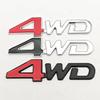 3D Металлические Буквы для Автомобиля Логотип 4WD Эмблема Наклейка на Задний Багажник Автомобиля Наклейки на Крыло Значок 4WD Автоаксессуары