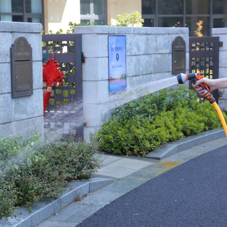 Plastic Household Flower Garden Watering Sprinkler, With Rubber Quick Connector+Rubber Threaded Joint