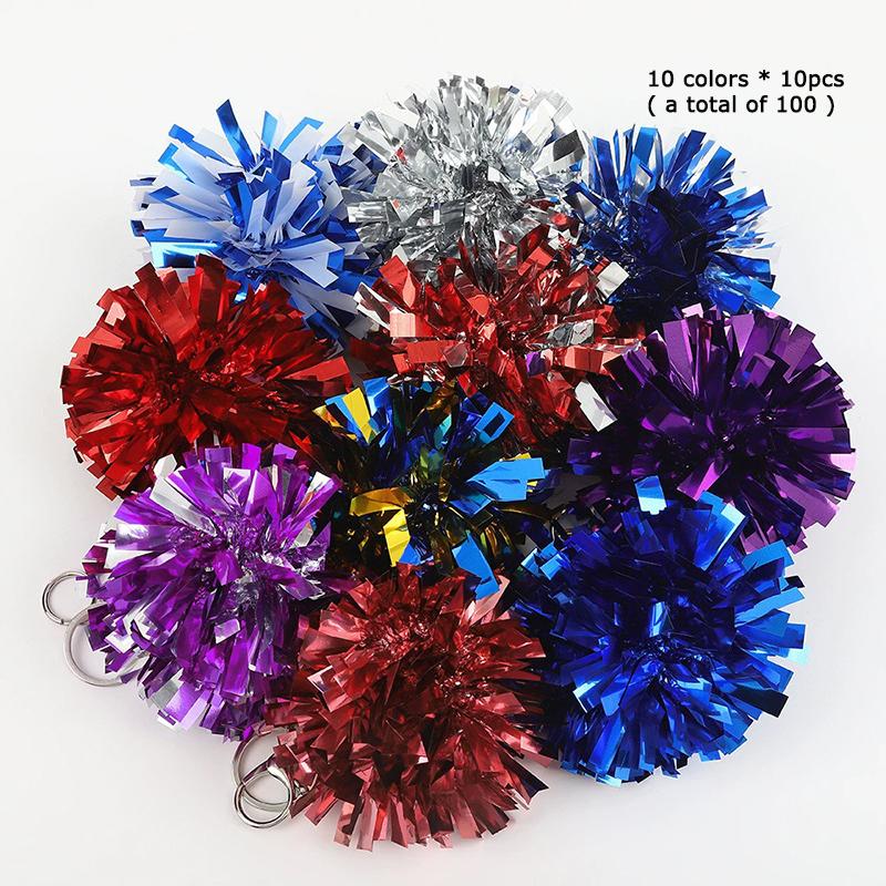 WTEMPO Разноцветные смешанные брелоки для вечеринок, аксессуары для чирлидеров и танцоров, памятные брелоки для чирлидинга, подвески, аксессуары для подвешивания на сумки