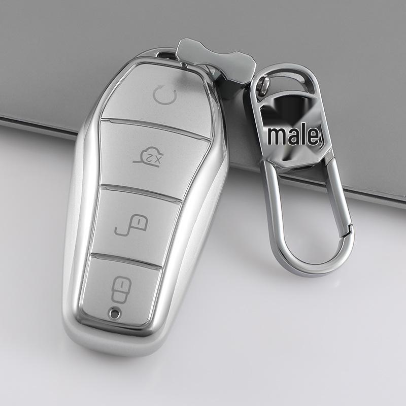 Чехол для ключа для BYD Han, Tang, Song Plus, Yuan DMI, Qin Pro, Song Max, Frigate 9 EV