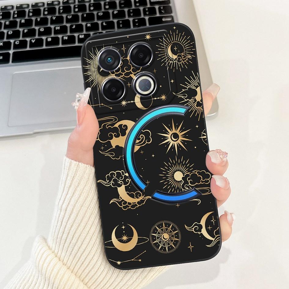 Для Infinix GT 20 Pro 2024 Чехол X6871 Ударопрочный Чехол Модный Узор Мягкий Силикон Матовый Чехол для Телефона Для Infinix GT20 Pro Coque