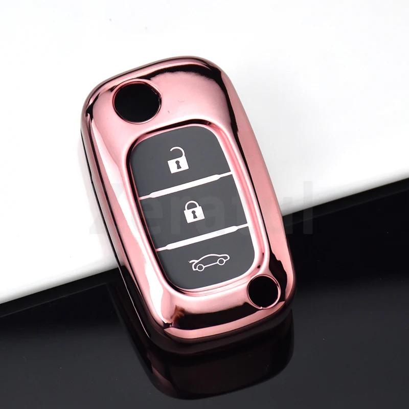 Подходит для Lada Vesta Granta Xray Kalina Priora Sedan Sport Подходит для Renault Fluence Clio Megane Подходит для Mercedes Benz ТПУ Чехол-футляр для брелока авто