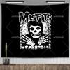 American Punk Band Misfitss Poster Banner Flag Rock Band Wall Tapestry Mural Metal Music Album Cover Home Decoration Fans Gifts