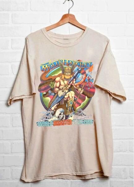Molly Hatchet World Disaster Tour Concert Sand Unisex Tshirt Reprint S5XL Unisex T-Shirt