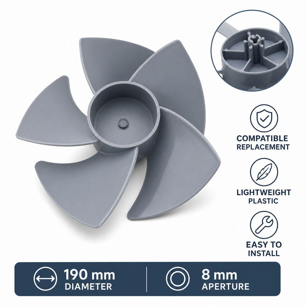 Strong Replacement Fan Blade Blade Design Air Circulator Blade for Midea GAF20CA FGA20VB