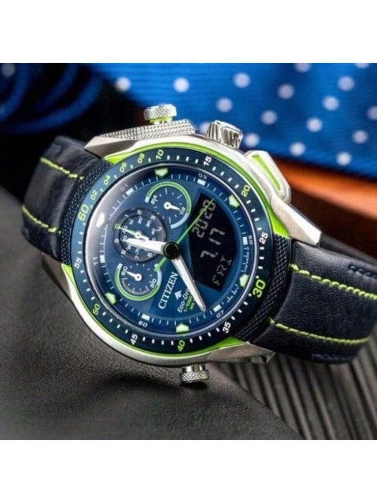 Citizen Часы серии Eco-driving Gentleman - Синий циферблат - JW0148-12L